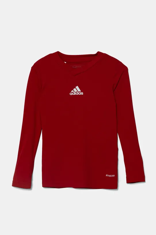 Дитячий лонгслів adidas Performance інші червоний GN5711