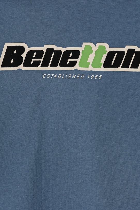 Chlapec Detská bavlnená košeľa s dlhým rukávom United Colors of Benetton 3I1XC10N5.G.Seasonal modrá