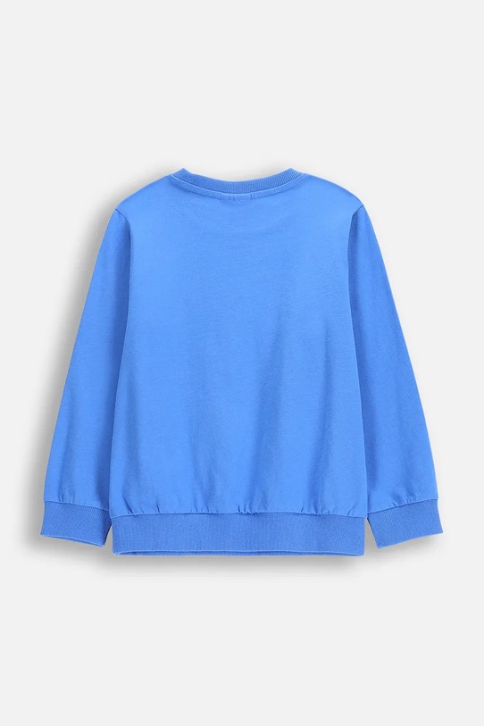 Coccodrillo bluza bawełniana dziecięca WC5143101VBA niebieski SS25