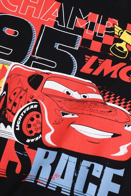 Бавовняний лонгслів Coccodrillo чорний WC5143101LBD