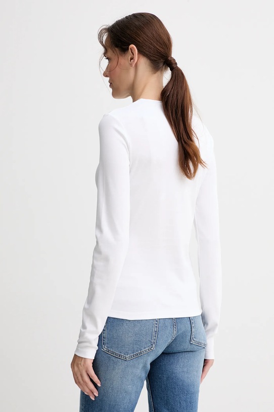 Одежда Хлопковый лонгслив Calvin Klein K20K208037 бежевый
