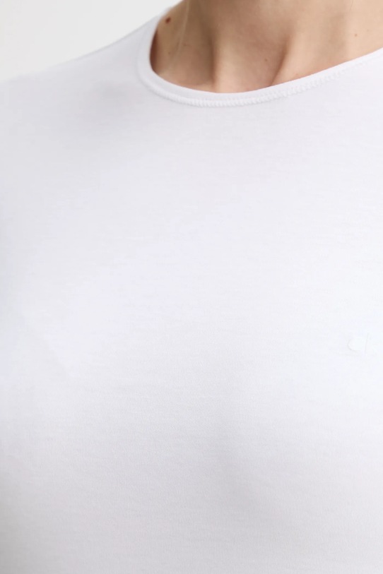 Хлопковый лонгслив Calvin Klein K20K208037 бежевый