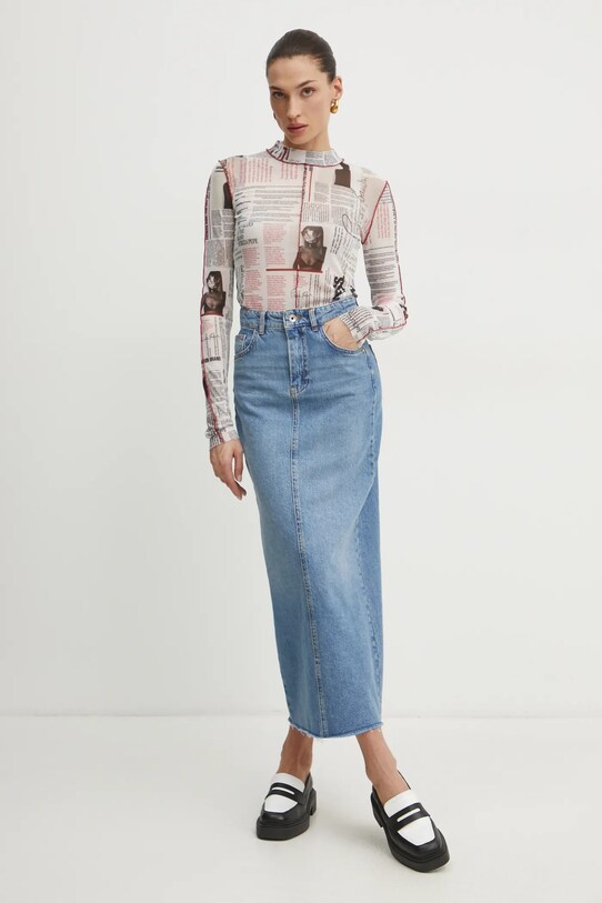 Îmbrăcăminte Patrizia Pepe longsleeve 8M1678.J255 alb