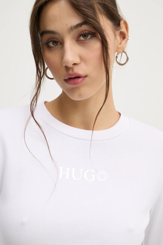 Лонгслів Hugo Blue білий 50537288