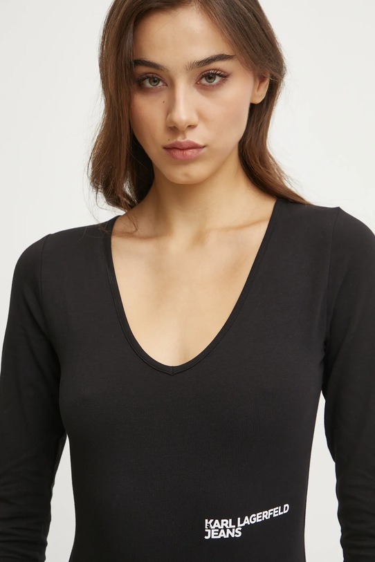 Боді Karl Lagerfeld Jeans A1W17007 чорний