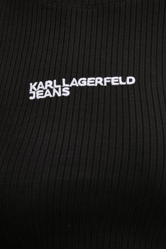 Karl Lagerfeld Jeans longsleeve A1W17037 negru