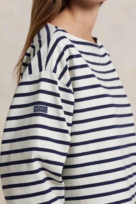 Polo Ralph Lauren longsleeve bawełniany biały 211959103