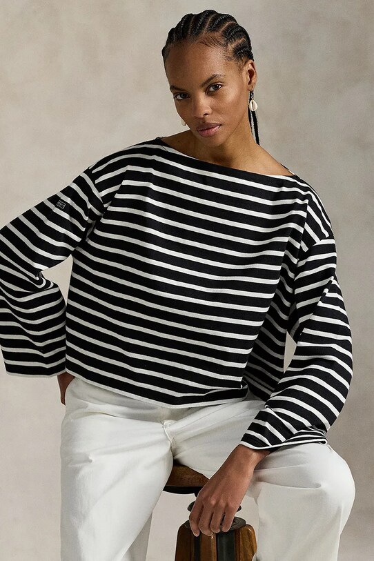 Polo Ralph Lauren pamut hosszúujjú 211959103 fekete