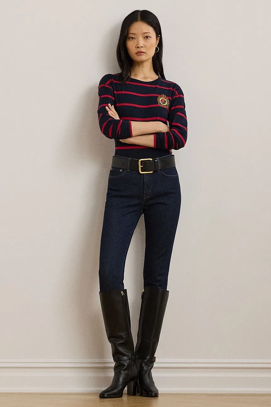 Ruházat Lauren Ralph Lauren hosszú ujjú 200957603 sötétkék