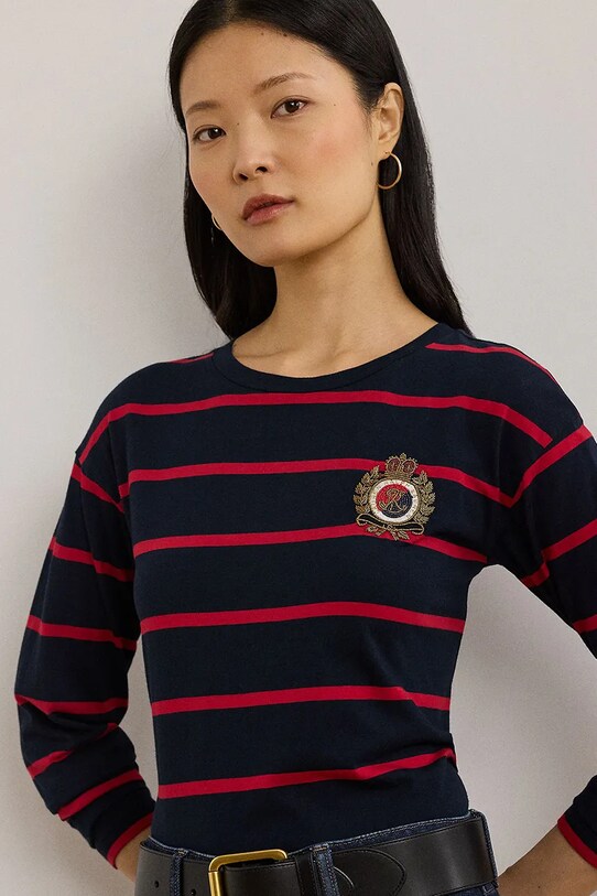 Лонгслів Lauren Ralph Lauren темно-синій 200957603