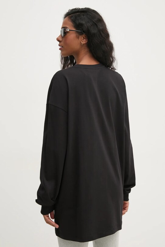 Odzież Rotate longsleeve bawełniany 113422100 czarny