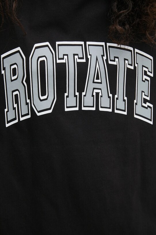 Rotate longsleeve din bumbac 113422100 negru
