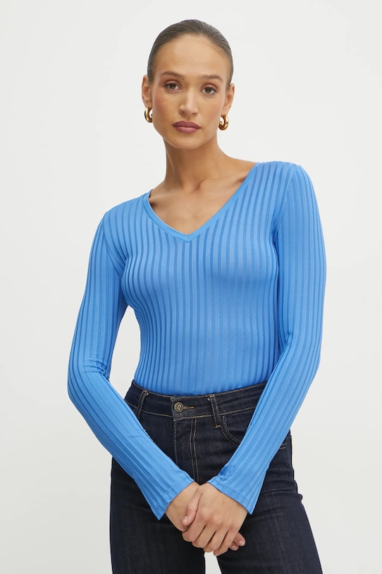 Лонгслів BOSS regular блакитний 50532052