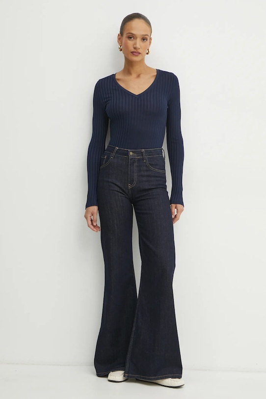 BOSS longsleeve 50532052 bleumarin SS25