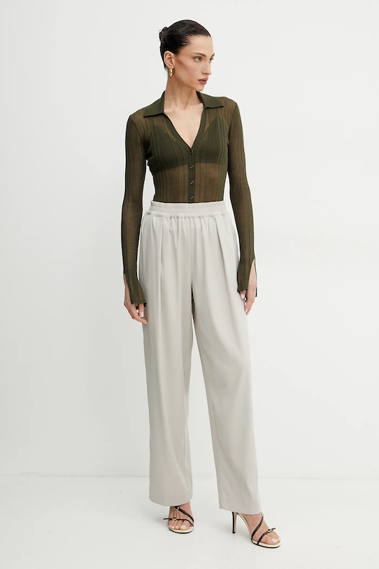 Pinko sweter 104770.A1ND zielony SS25