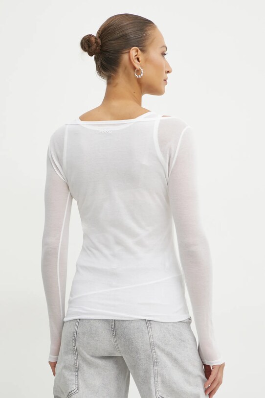 Odzież Pinko longsleeve 104653.A2CL biały
