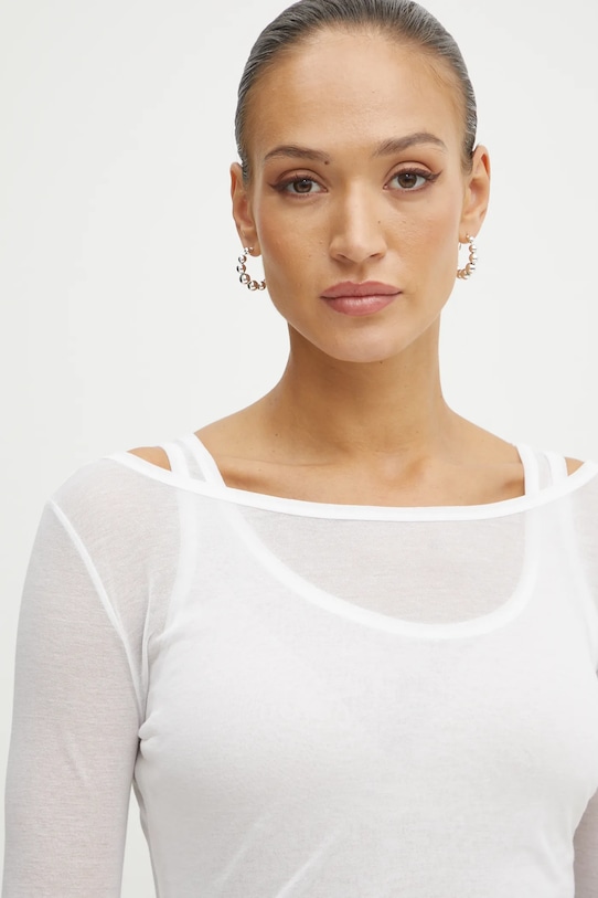 Pinko longsleeve biały 104653.A2CL