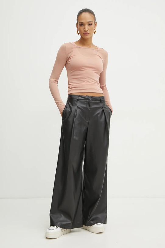 Tričko s dlouhým rukávem Pinko 104653.A2CL oranžová SS25