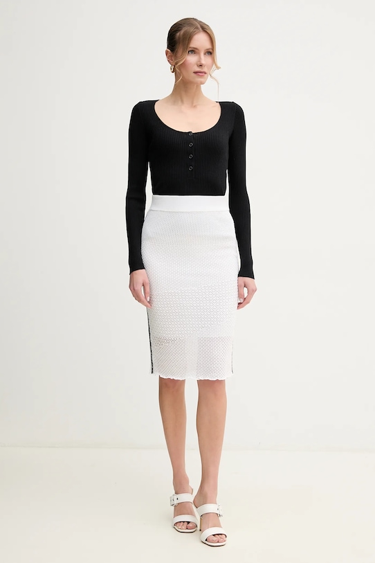 Копринен пуловер Pinko 104809.A1KW черен SS25