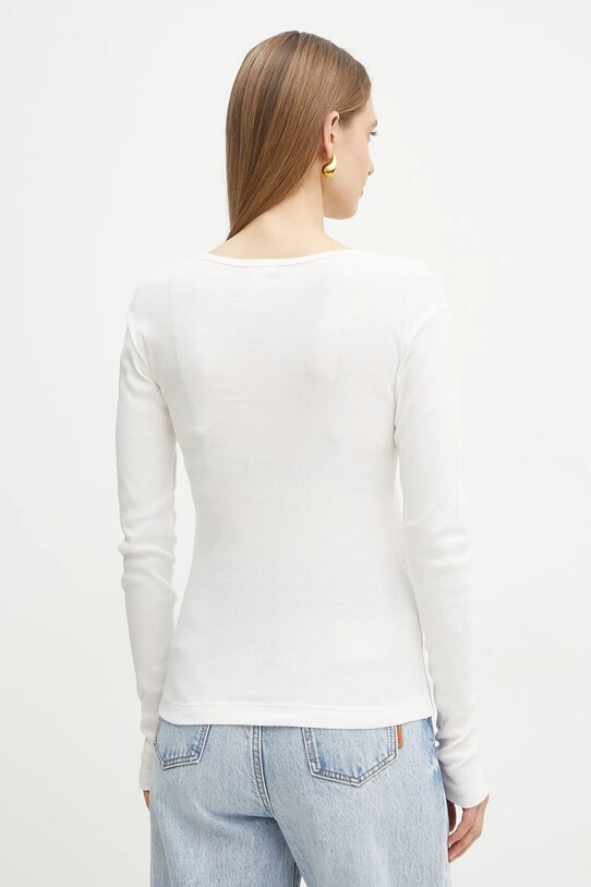 Îmbrăcăminte Pinko longsleeve din bumbac 105002.A2IA alb