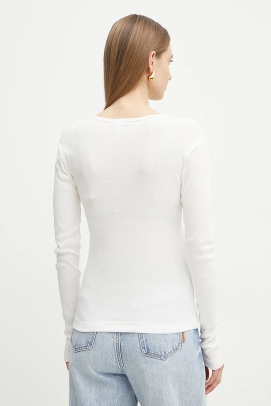 Abbigliamento Pinko top a maniche lunghe in cotone 105002.A2IA bianco