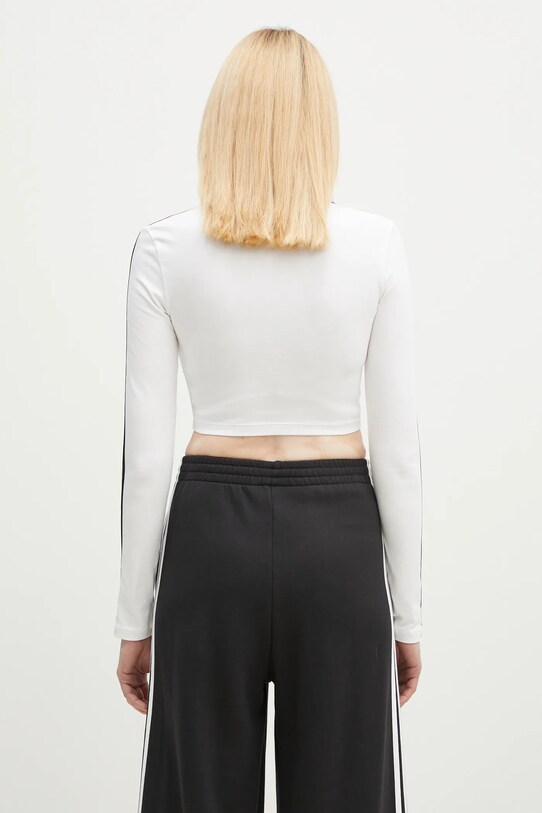 Odjeća Majica dugih rukava adidas Originals 3S LS CROP JD4625 bijela