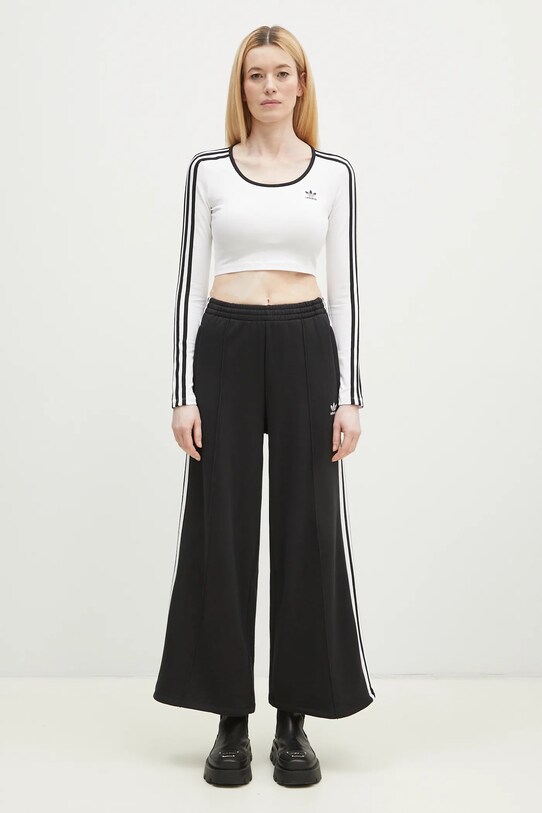 Majica dugih rukava adidas Originals 3S LS CROP JD4625 bijela