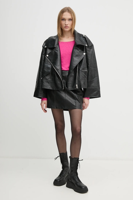 Pamučna majica dugih rukava Marc O'Polo 5000006103 roza SS25