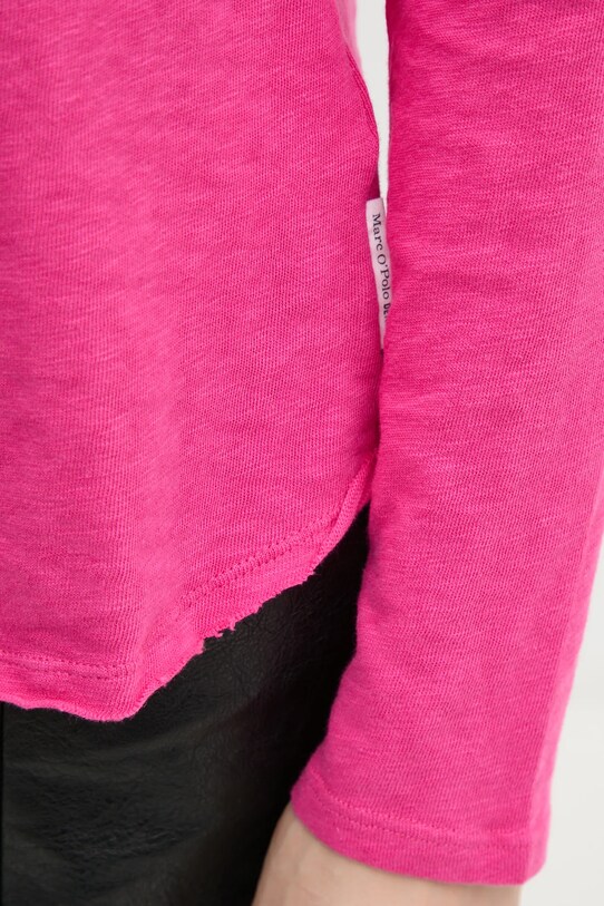 Pamučna majica dugih rukava Marc O'Polo 5000006103 roza