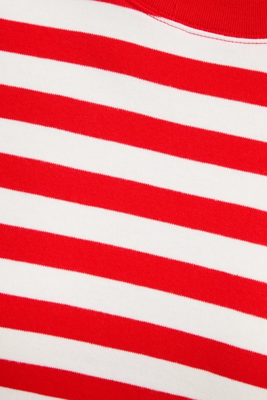 Βαμβακερή μπλούζα με μακριά μανίκια Marc O'Polo 5000005466 κόκκινο