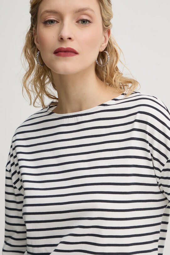 Marc O'Polo longsleeve bawełniany biały 5000005465