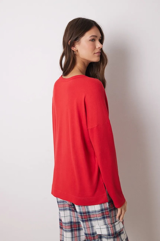 Odjeća Majica dugih rukava za spavanje women'secret MIX AND MATCH PERFECT MATCH 3278429 crvena