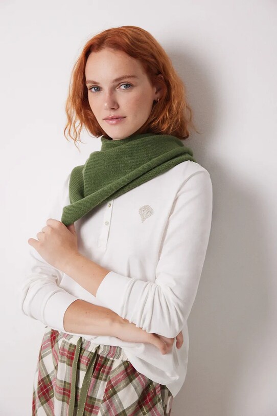 Хлопковый пижамный лонгслив women'secret MIX AND MATCH LOVE ACTUALLY бежевый 3278418