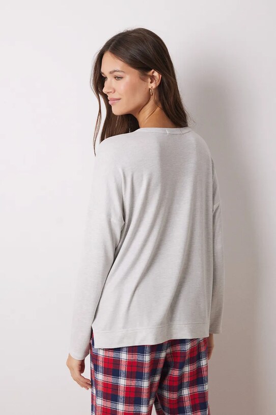 women'secret longsleeve de pijama MIX AND MATCH PERFECT MATCH gri 3278428