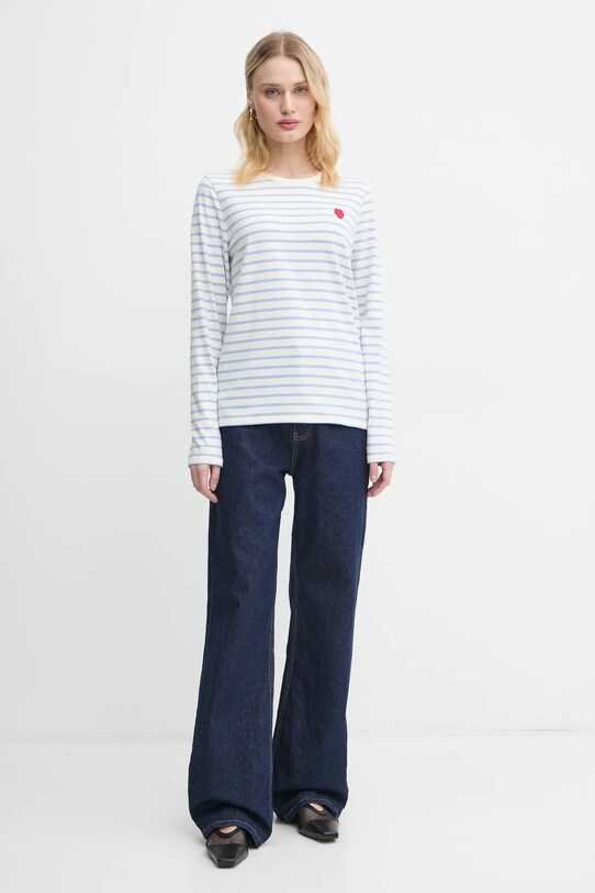 Marc O'Polo longsleeve 500204952135 albastru SS25