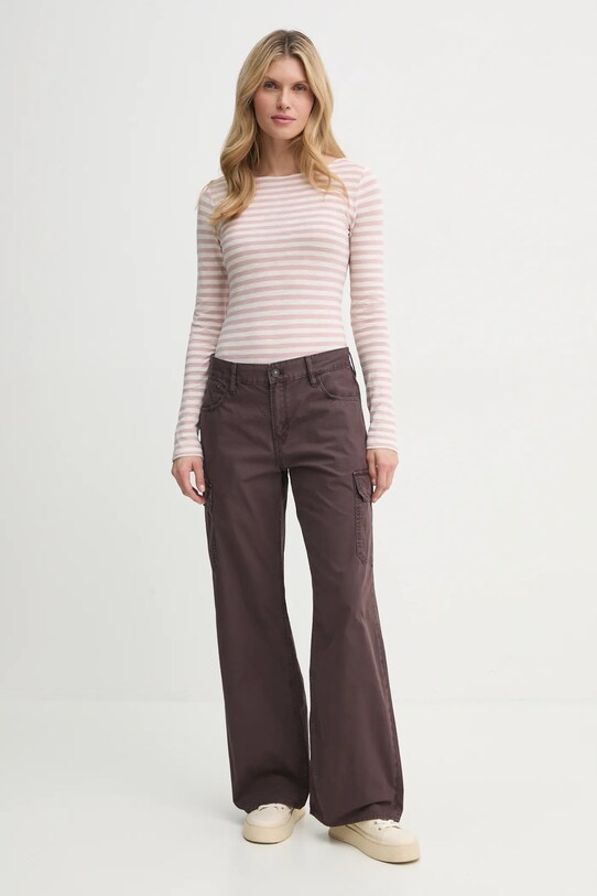 Marc O'Polo longsleeve din bumbac 500219652597 roz SS25