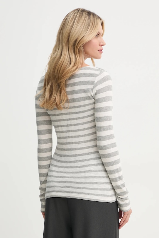 Odjeća Pamučna majica dugih rukava Marc O'Polo 500219652597 siva