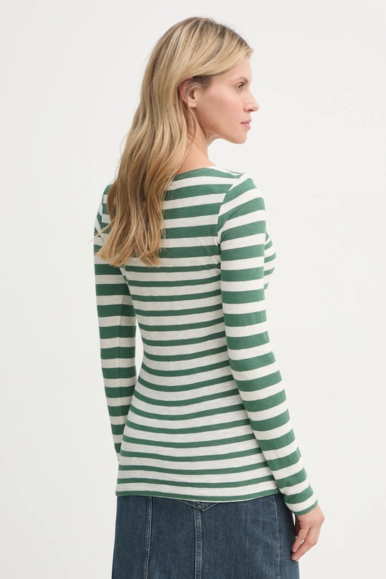 Oblečenie Bavlnené tričko s dlhým rukávom Marc O'Polo 500219652597 zelená