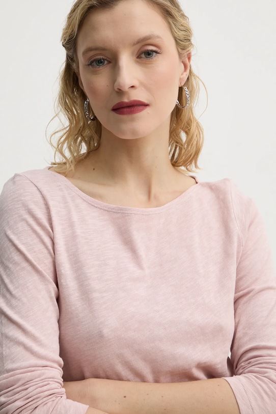 Marc O'Polo longsleeve din bumbac roz 500226152199