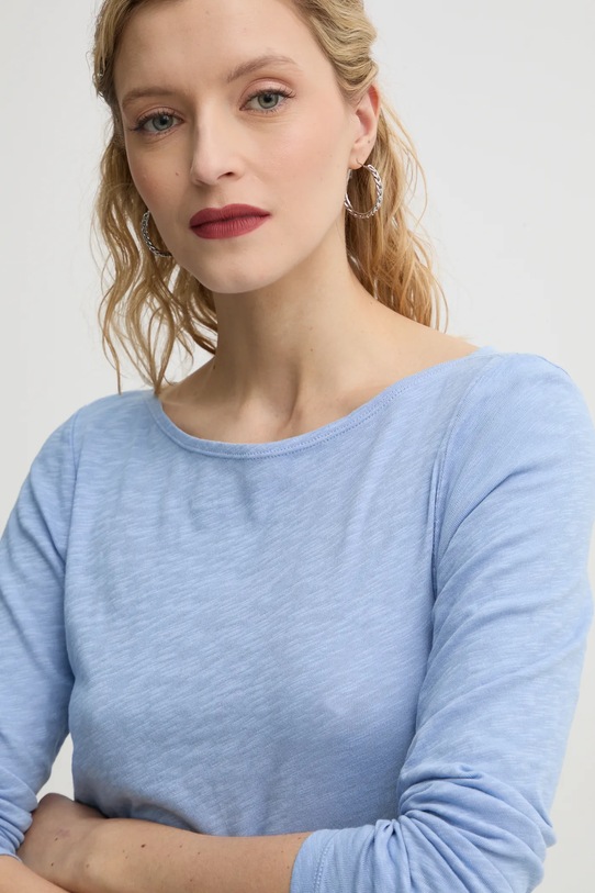 Marc O'Polo longsleeve din bumbac albastru 500226152199