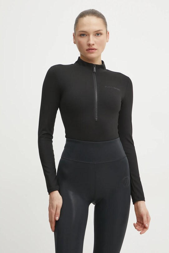 Боди PLEIN SPORT slim чёрный SAEC.WJU0077.STE003N