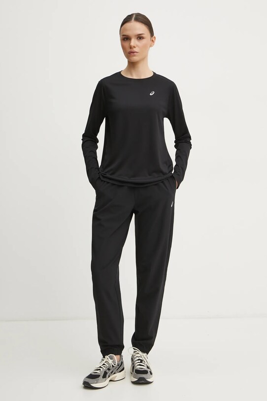 Лонгслив для бега Asics Core 2012D181 чёрный SS25