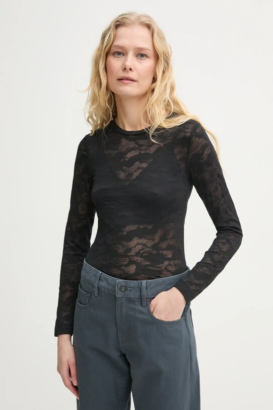 G-Star longsleeve pozostałe czarny D25863.E165