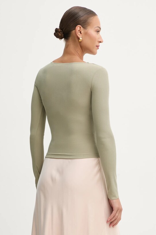 Îmbrăcăminte Guess longsleeve ZAMA W5RP12.KAQL2 verde