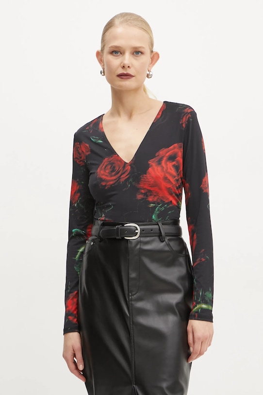 Боди Guess BIANCA regular чёрный W5RP26.KCMI2