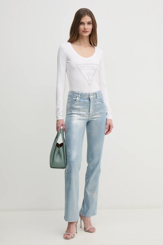 Guess longsleeve W5RI65.J1314 alb SS25