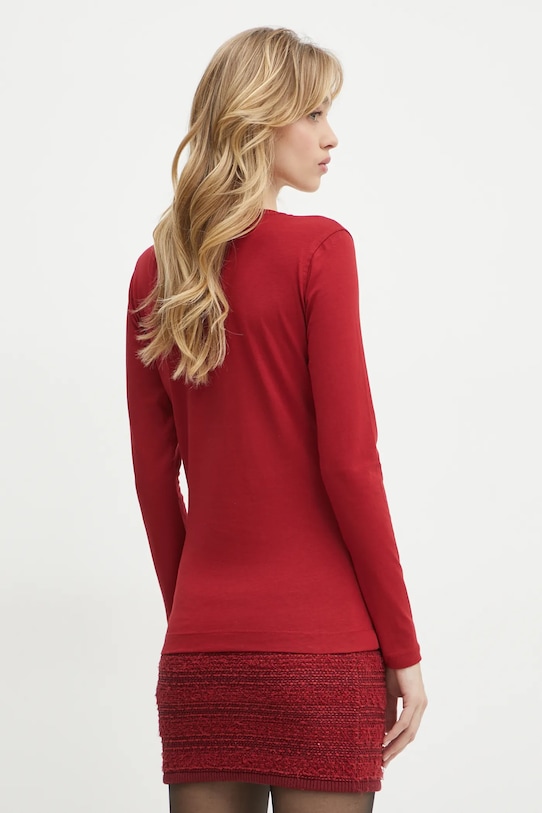 Îmbrăcăminte Guess longsleeve W5RI65.J1314 burgundia