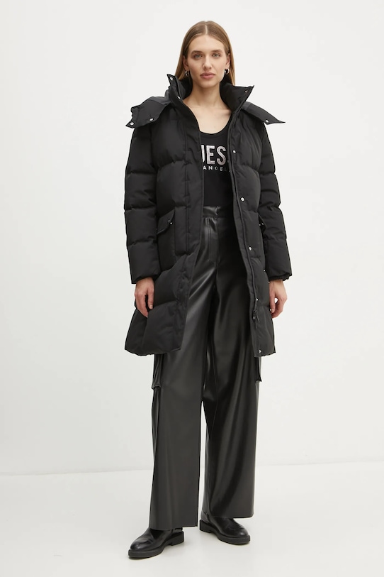 Tričko s dlouhým rukávem Guess W5RI66.I3Z14 černá SS25