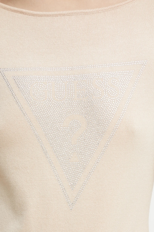 Πουλόβερ Guess ELIZA W5RR01.Z2YK2 μπεζ