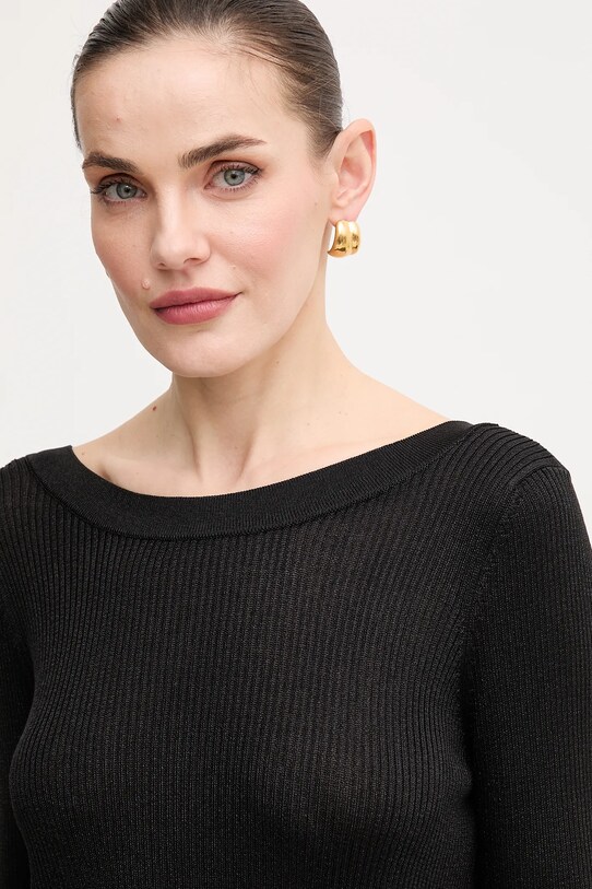 Luisa Spagnoli sweter 100011 czarny SS25